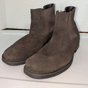 Chaps Suede Ankle Boot Brown Mens Size 9.5